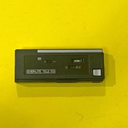 Vivitar Tele 703 110 Film Camera Dual Lens 24mm 36mm Black Vintage Tested Japan