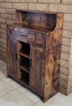 COFFEE BAR / Space Saving Bakers Rack / Kitchen Storage