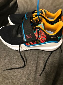 Under Armour Flow FUTR X Día De Los Muertos Size Men’s 8.5 women’s 10