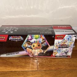 Pokemon Prismatic Evolutions Sam’s Club Surprise Box + Bundle