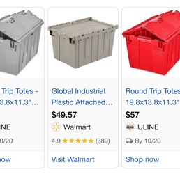 Moving containers/ moving boxes crates