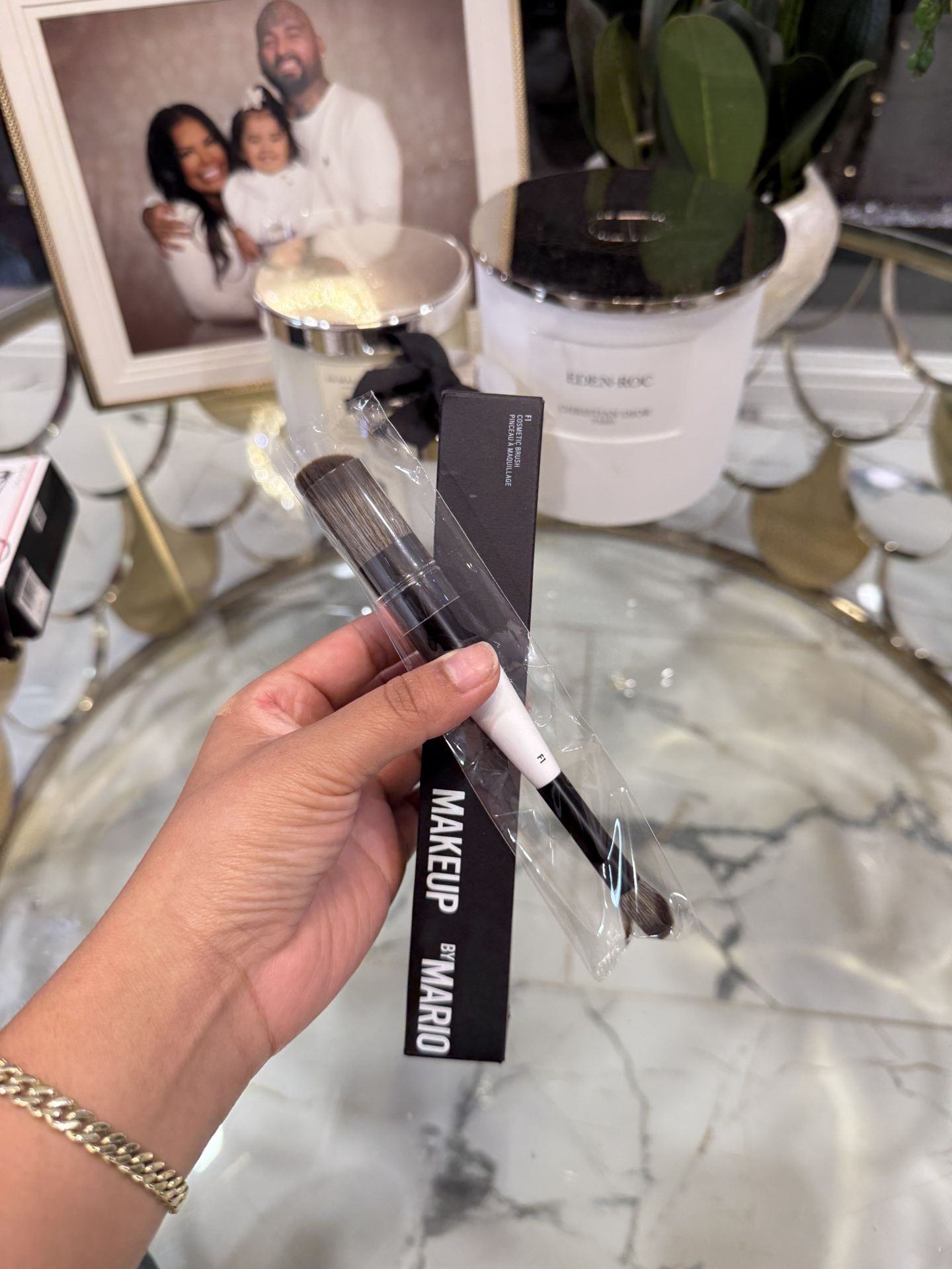 MAKEUP BY MARIO F1 Dual-Ended Contour and Blush Brushđź–¤