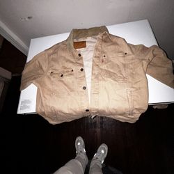 Light Brown LEVI Jean Jacket 