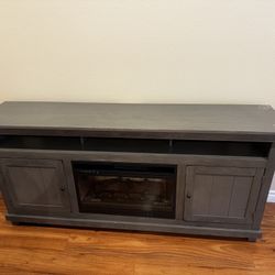 Electric Fire Place Tv Console