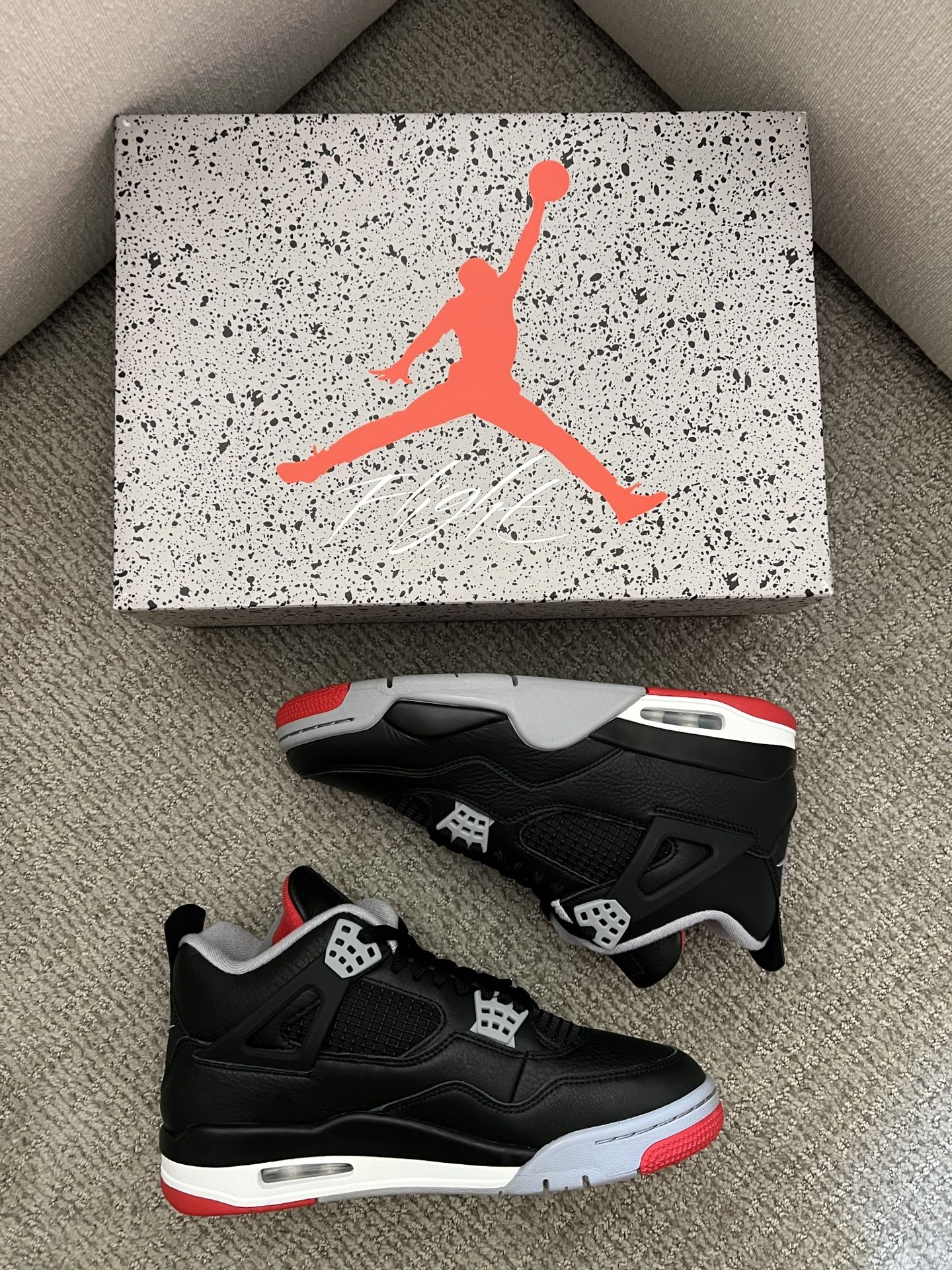 Jordan 4 Bred Reimagined Size 9
