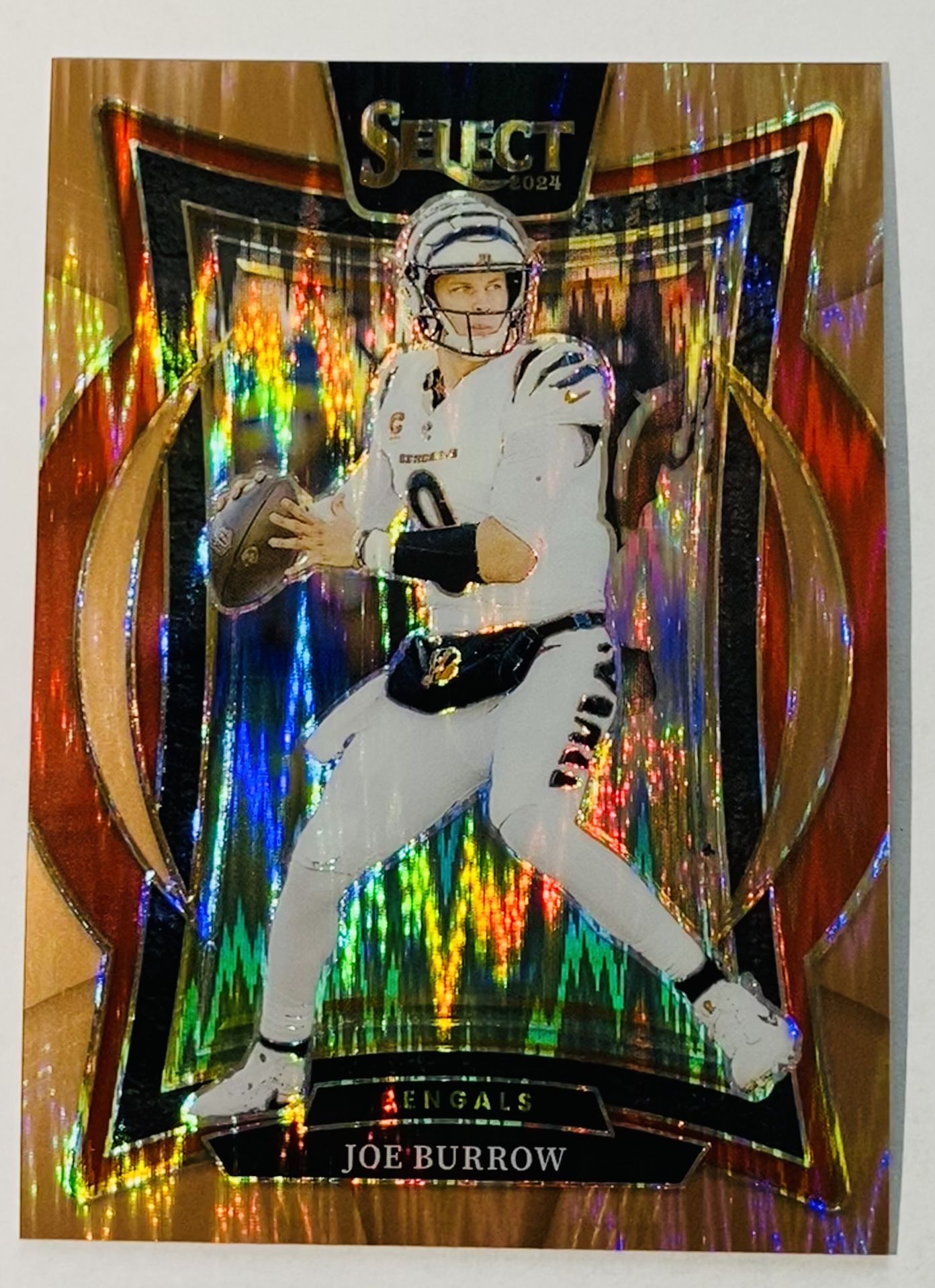 2024 Panini Select Football Joe Burrow #39 Concourse Level Copper Shock /299