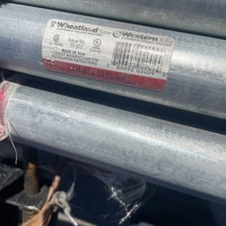 1 1/4 X 10’ Emt Galvanized Pipe 