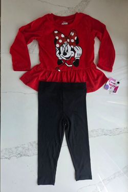 Disney Junior Minnie 2-piece outfit set SIZE 24M
