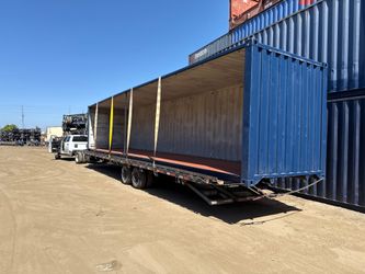 40ft container open side 