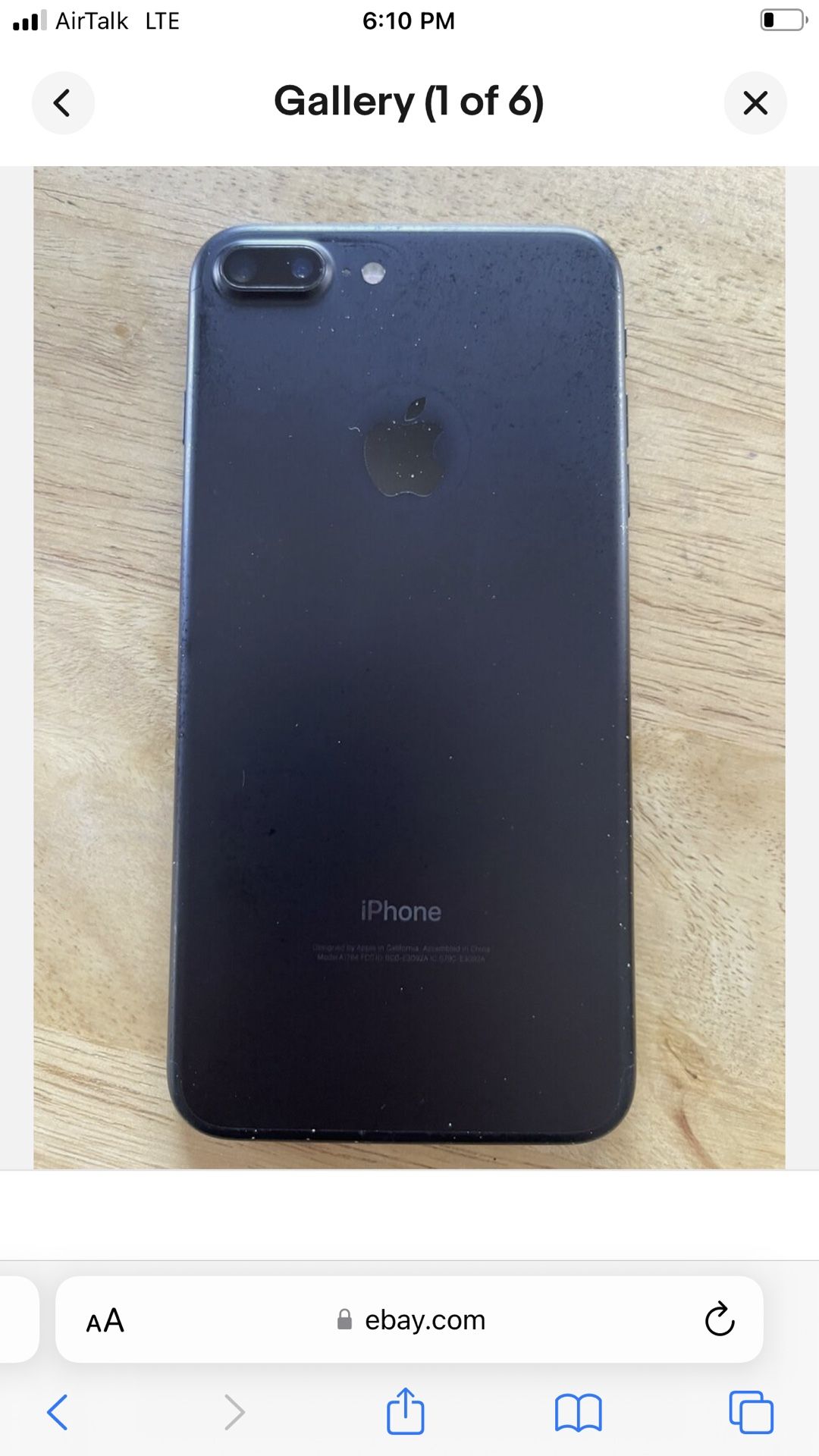 I Phone 7plus 128gb Carrier unlocked