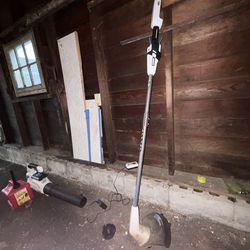 (SET) HART 40 Volt String Trimmer & Blower