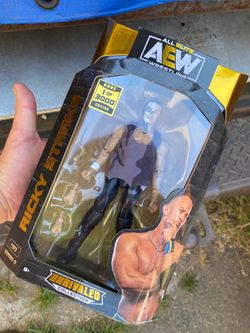 AEW Jazwares Action Figure : Chase / Rare 1 of 3000 Ricky Starks
