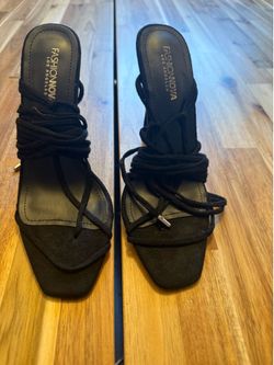 Fashion nova laced heels