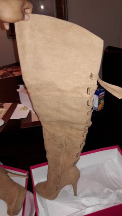 High thigh boots size 10 only worn once