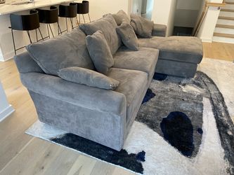 2-Pc. Fabric Chaise Sectional Sofa