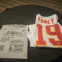 Kadarius Toney Custom Autographed Jersey 