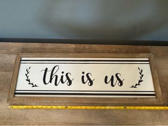 Wall art “this is us”