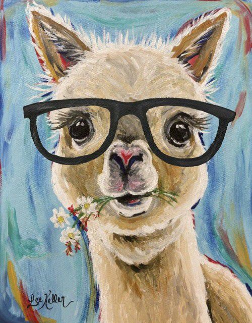 Alpaca W/ Glasses