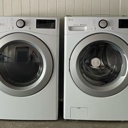 LG 7.4 cu ft Vented Stacable Eletric Dryer & Eletric Washer