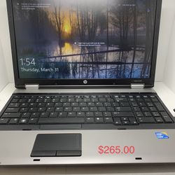 i7…i7…i7…HP…PROBOOK…model # 6470-B….120  GB…SSD ...8.0 GB RAM . , 6 GENERATION…READY FOR CLASSES ON LINE OR WORK FROM 