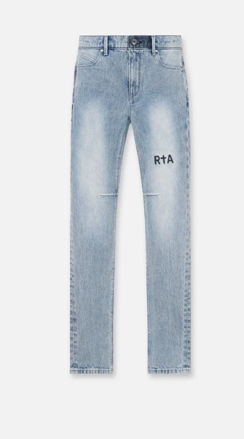 RTA Jeans Size 31 - Clayton Faded - Light Wash Blue - MF24D833-B1182LTWFD