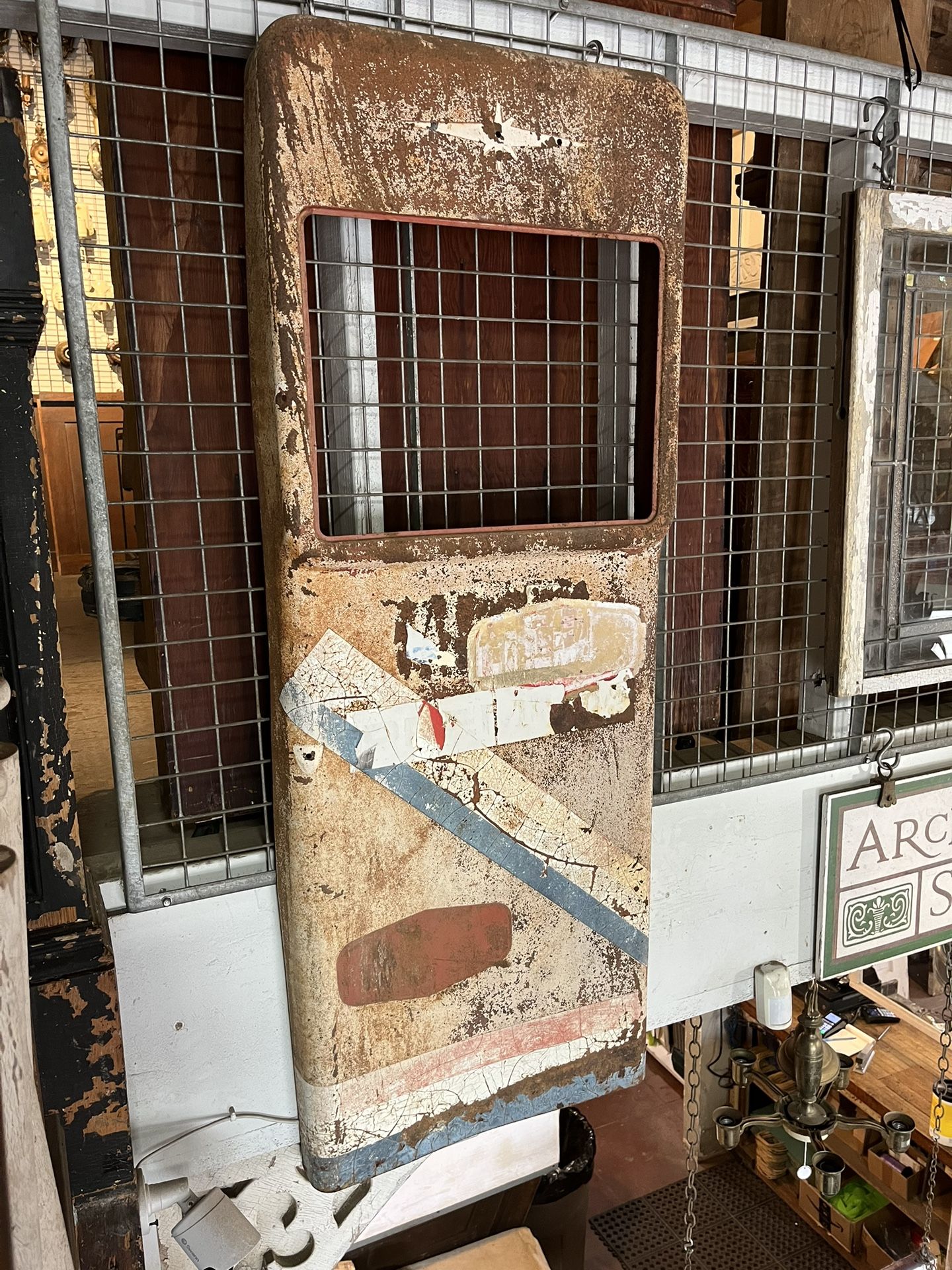 Vintage Gas Pump Face