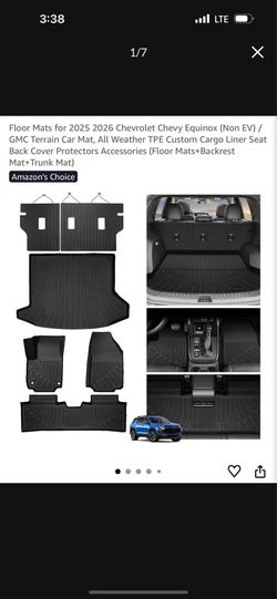 New floor mats for traverse2026 or chevy equinox