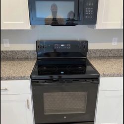  Black kitchen appliances set