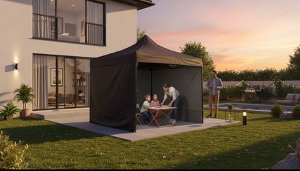 Sale On Black Canopy With Walls $59.99 10x10 Popup