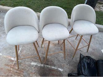 Counter height bar stools (3)