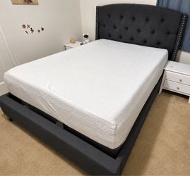 King bed with memory foam matress