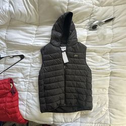 Lacoste vest hoodie men’s large