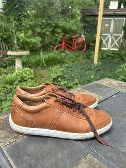 Piloti Avenue / Apex Leather Driving Sneakers in Cognac Brown (US Men's 9)