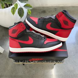 Nike Air Jordan 1 Retro High 85 OG Bred Banned - Size 9 Brand New