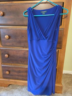 Lauren Ralph Lauren Purple Sleeveless Dress