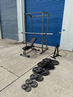 Home garage gym set