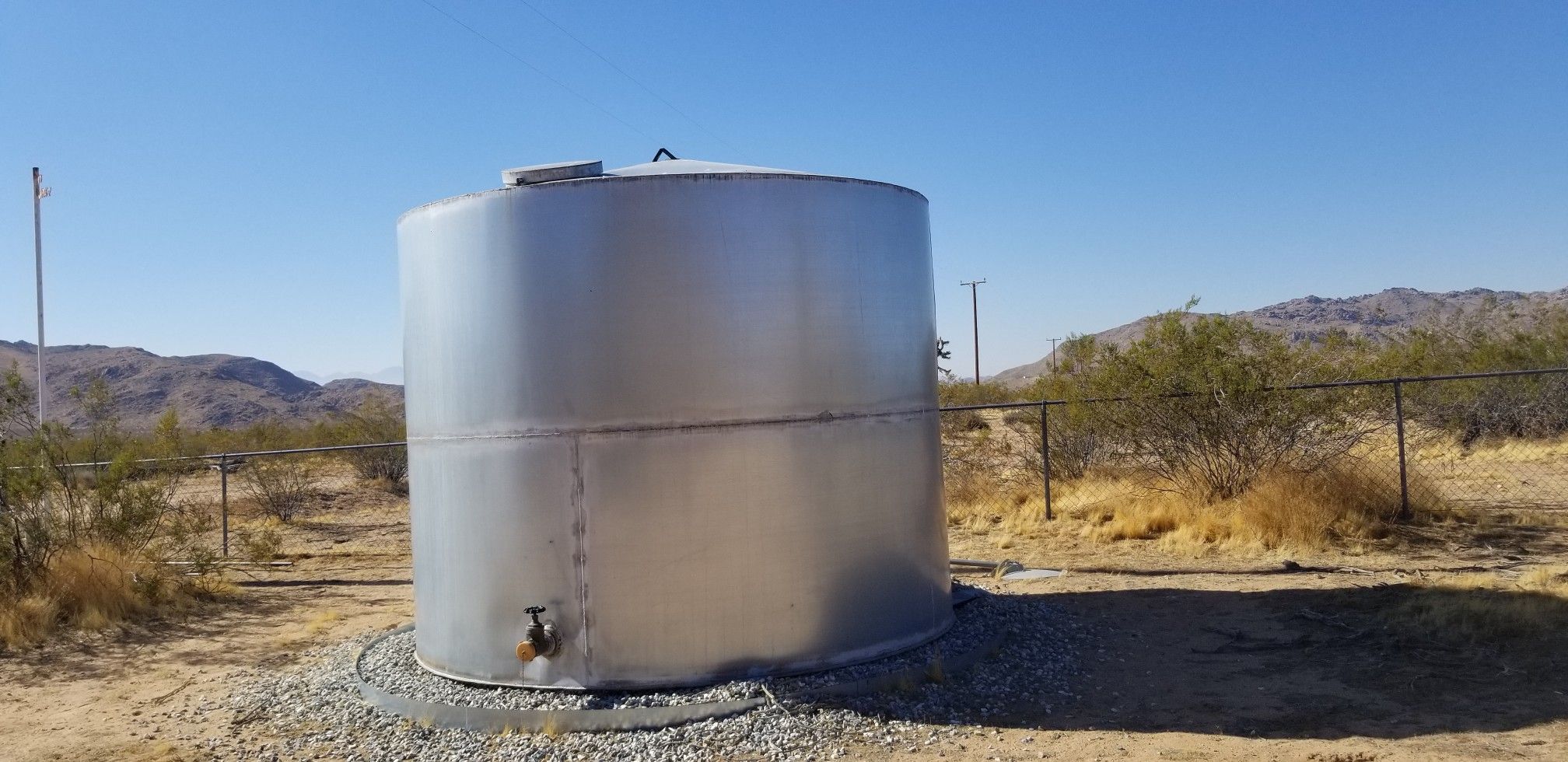 5000 Gallon Galvanized Steel Water Tank