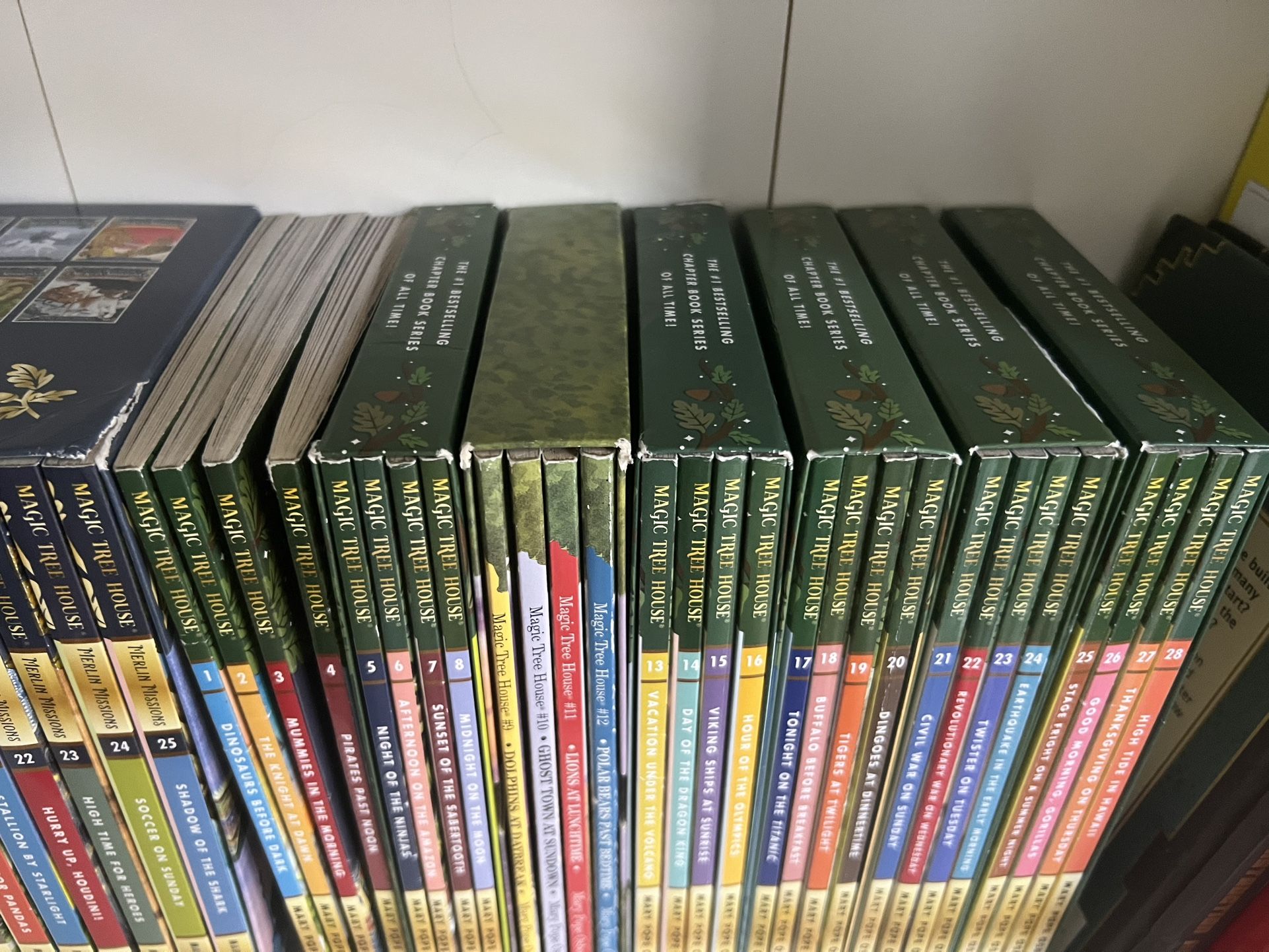 Magic Treehouse and Magic Treehouse Merlin Missions Box Sets