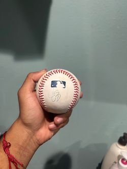 Signed Corey seager ball