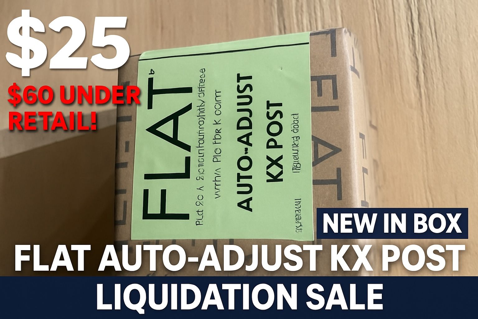 NEW IN BOX FLAT Auto-Adjust KX Post 3β - Table Leveling Solution - $60 UNDER RETAIL!