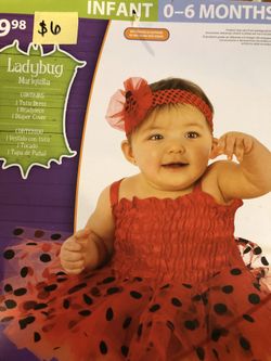 NEW Ladybug Halloween Costume size 0-6m