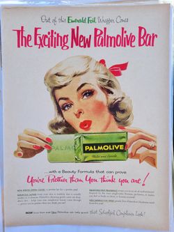 1957 Vintage Ad Palmolive Soap