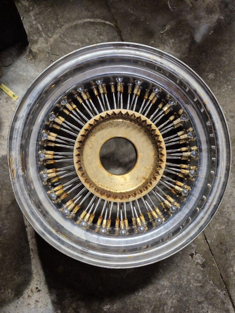 New Genuine Dayton Stamped 13x7 Dayton Wire Wheel Please Read Before Messaging 