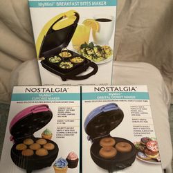 Mini Donut Maker,Cupcake Maker And Mini Breakfast Bites