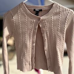 Forever 21 Women’s Brown Long Sleeve Cardigan (Small)