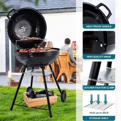 wholesale only—Portable Charcoal Barbecue Kettle 17inch