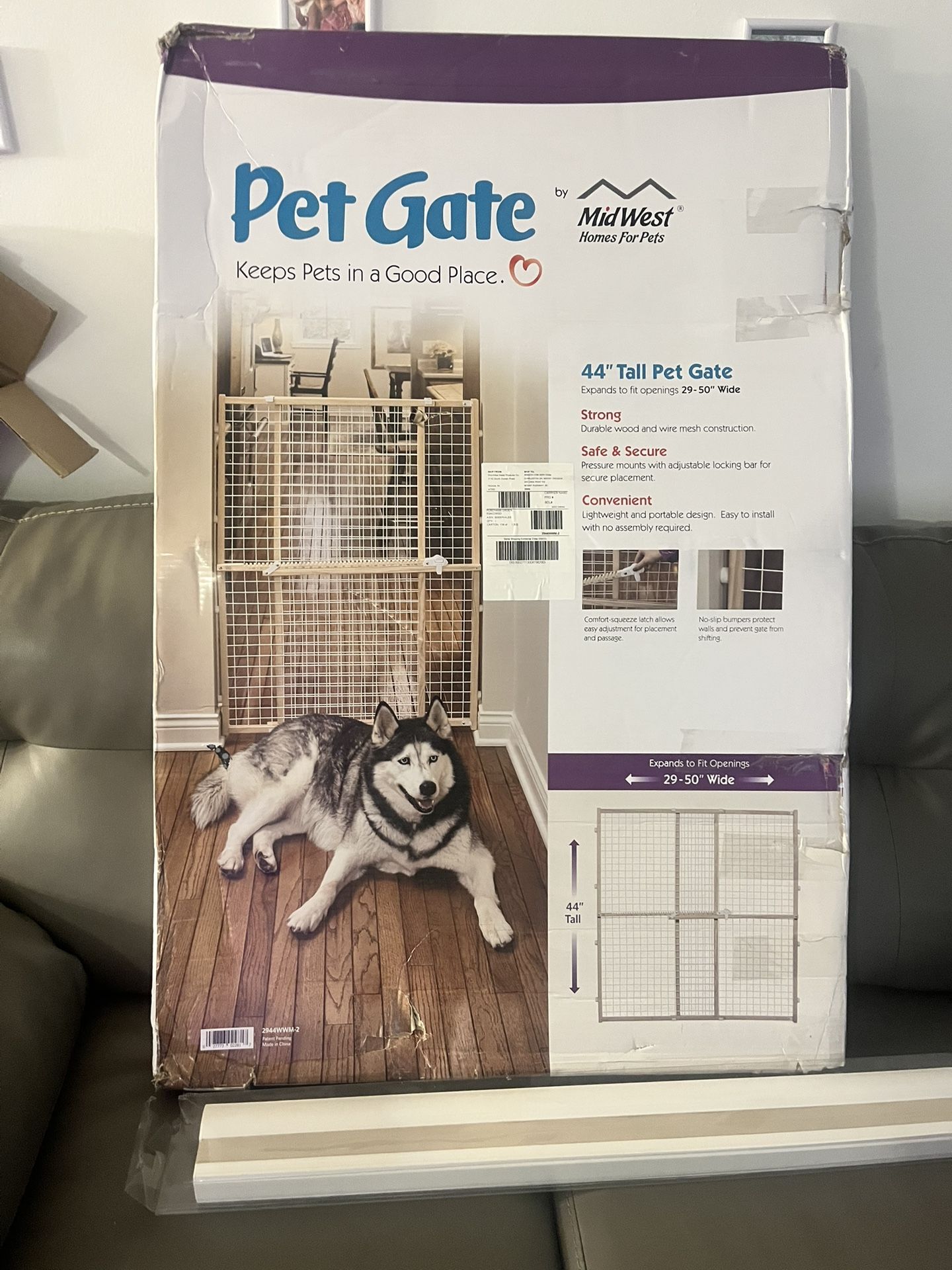 Pet Gate 44” Tall