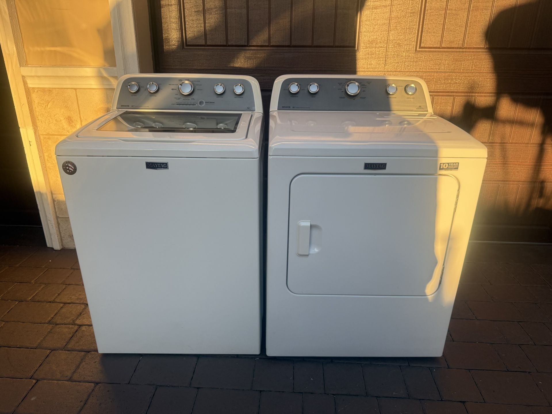 MAYTAG BRAVOS WASHER AND DRYER