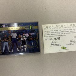 1992-93 Classic Shaq/Nevin/Howard/Hamrlik Future Superstars Quad Auto /9500