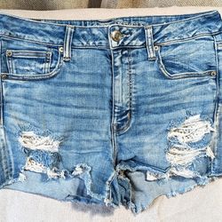 Women's denim cut-offs shorts - American Eagle & Rewash - L